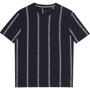 Ted Baker - Amson - Heren T-Shirt - Navy - Gestreept