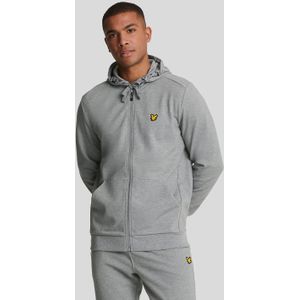 Heren - Full-Zip Hoodie - Grijs - Sportieve Versie van de Klassieke Hoodie