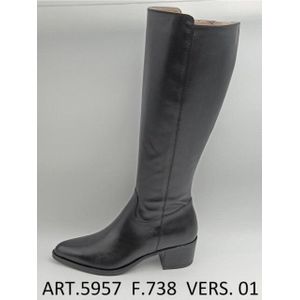 DL Sport hoge zwarte leren laars