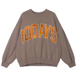 10Days Sweatshirt  honing / taupe / wit