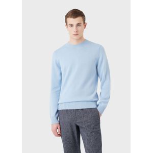 Emporio Armani - Crewneck Sweatshirt - Blauw - Regular Fit
