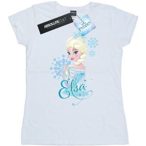 Li-cense Disney dames frozen elsa sneeuwvlokken katoenen t-shirt