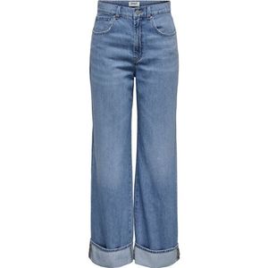 Only Onlhope ex hw wide fold up dnm pim blue denim