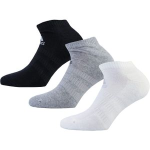 adidas - 3-Pack - Sokken - Zwart Grijs Wit - Versterkt