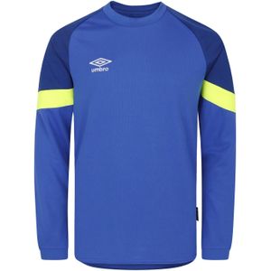 Umbro - Juniors Lange Mouwen Doelman Shirt - Blauw Geel - Sportshirt