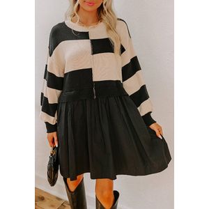 Kleurblok Trui Jurk