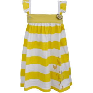 LoFff Baby meisjes mouwloze jurk block stripe