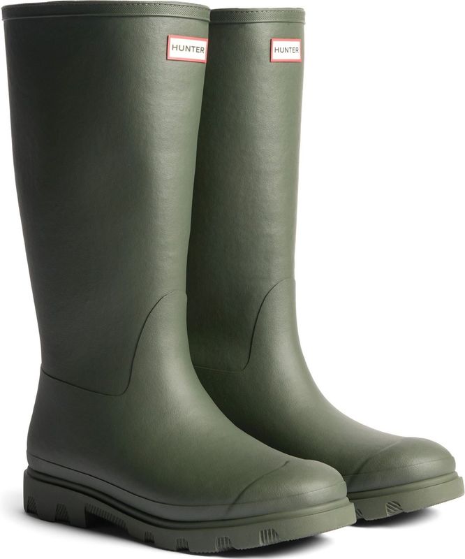 Hunter - Downpour Tall - Geïsoleerde Laars - Donkergroen - Rubber - Dames