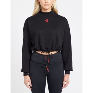 Red Run - Inky - Cropped Sweatshirt - Zwart
