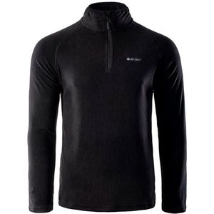 Hi-Tec - Thermische Base Layer Top - Heren - Polyester - Met Lange Mouwen - Kwart Rits