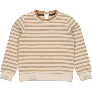 Levv Meisjes sweater gerlynn aop sand nomad stripe