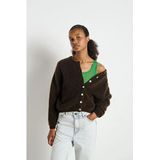 AMERICAN VINTAGE - VITOW - Vest - Mêlee Kastanje - Wolmix