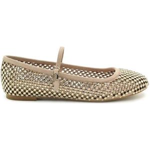 Lola Cruz - 178Z30BK - Ballerina's - Beige - Suede