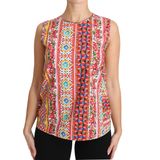 Dolce & Gabbana - Carretto Print - Tanktop - Veelkleurig - Katoen