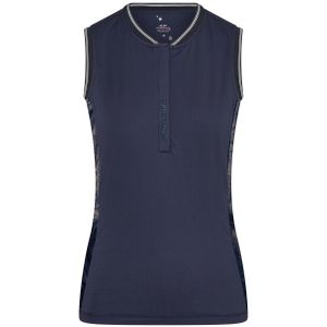 Imperial - Tech Top - Mouwloos - Jersey met Glitter - Black