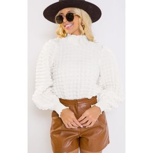 Geweven Trui Met Lange Mouwen