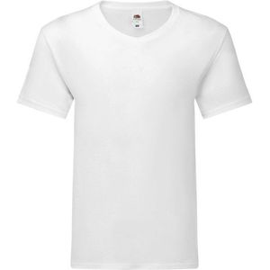 Fruit of the Loom - Iconic 140 V Neck T-shirt - Heren - Katoen