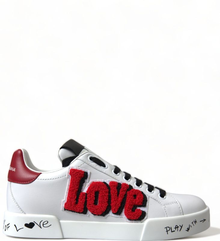 Dolce Gabbana - Portofino Sneakers - Wit