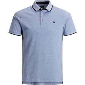 JACK & JONES ESSENTIALS Slim Fit Polo JJEPAULOS Lichtblauw