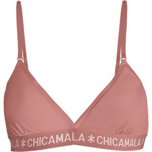 Muchachomalo Meisjes 1-pack triangle top effen