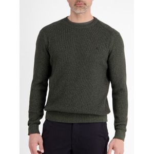 Lerros - Gebreide Trui - Nordic Olive - 100% Katoen