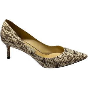 Jimmy Choo Romy Hakken in Multicolore Slangenleer