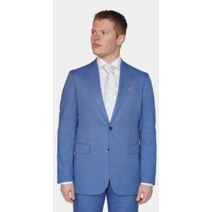 Bos Bright Blue Kostuum fresco modern fit bs20/02818