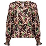 Geisha - 53955-20 - Top - Bordeaux - Lange Mouw