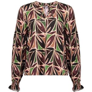 Geisha - 53955-20 - Top - Bordeaux - Lange Mouw