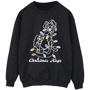 Li-cense Disney heren lady and the trump kerstknuffels sweatshirt