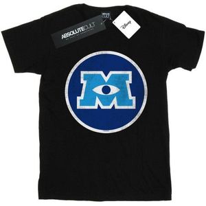 Li-cense Disney dames monsters university monster emblem cotton boyfriend t-shirt