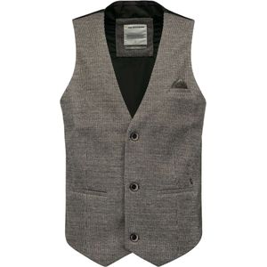 No Excess Gilet stretch jersey melange black