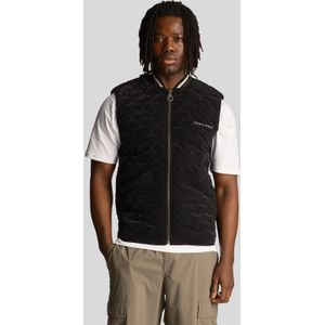Lyle & Scott - Gequilted Gilet - Zwart