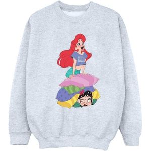 Li-cense Disney dames wreck it ralph ariel en vanellope sweatshirt