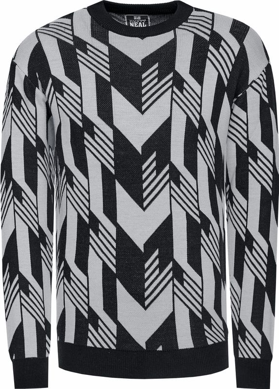 Rusty Neal - Gebreide Trui - Casual - Multicolor - 75% Polyacryl, 25% Katoen