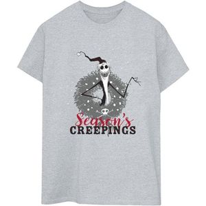 Li-cense Disney dames the nightmare before christmas seasons creepings krans katoenen vriendje t-shirt