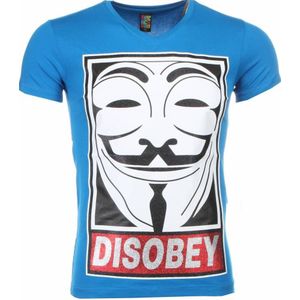 Local Fanatic T-shirt anonymous disobey print