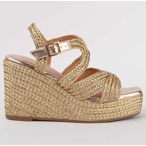Montevita - Salia7 - Sandalen - Goud - Sleehak