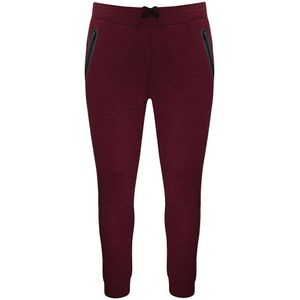 New Balance - Fortitech Fleece Stretch Track Broek - Burgundy - Heren