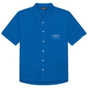 Quotrell Atelier milanon cotton shirt kobalt