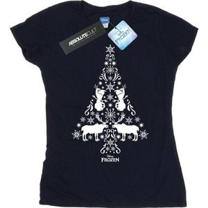 Li-cense Disney dames frozen kerstboom katoenen t-shirt