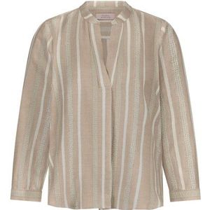 Studio Anneloes - Lieve - Blouse - Bruin - Gold Stripe Dessin
