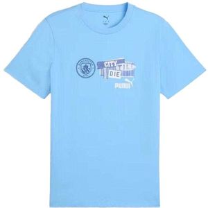 Puma - Manchester City FC - T-shirt - Katoen - Korte Mouwen