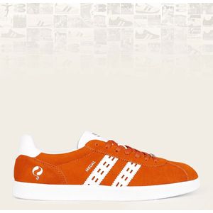 Q1905 Sneaker medal classic retro oranje/wit