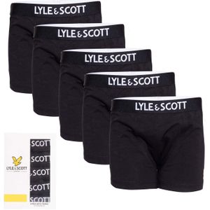 Lyle And Scott - Gacy - Zwembroek - Zwart - 5-pack
