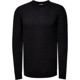 Rusty Neal - Grof Gebreide Trui - Ronde Hals - Heren