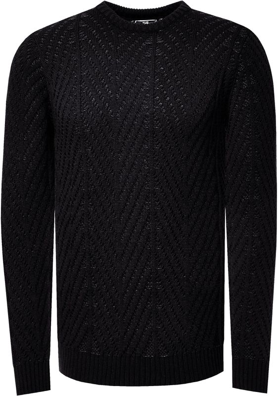 Rusty Neal - Grof Gebreide Trui - Ronde Hals - Heren