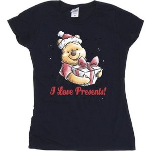 Li-cense Disney dames winnie the pooh love presents katoenen t-shirt