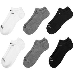 Nike - Everyday No-Show Sokken - Set van 6 - Uniseks - Gewatteerd