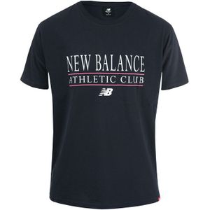 New Balance - Essential Athletic Club - T-shirt - Marineblauw